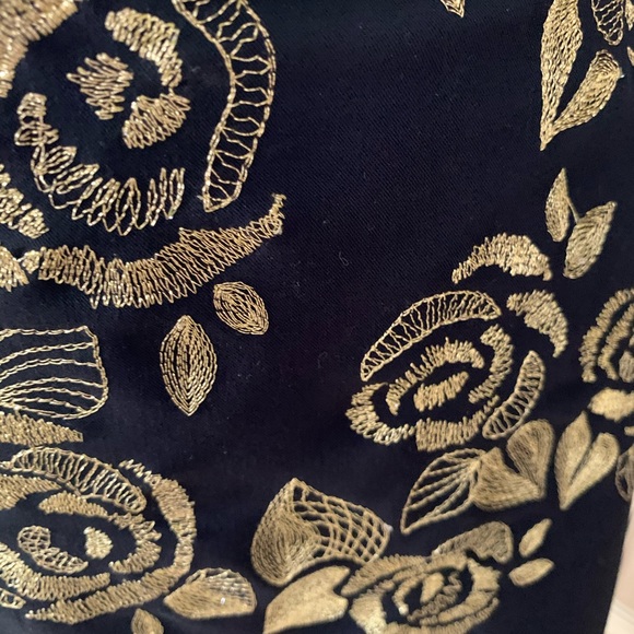 Black and gold skirt by Madison Studio size 10 - Picture 2 of 3